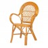 RattaNeo Coral k46 krzesło koniak rattan naturalny